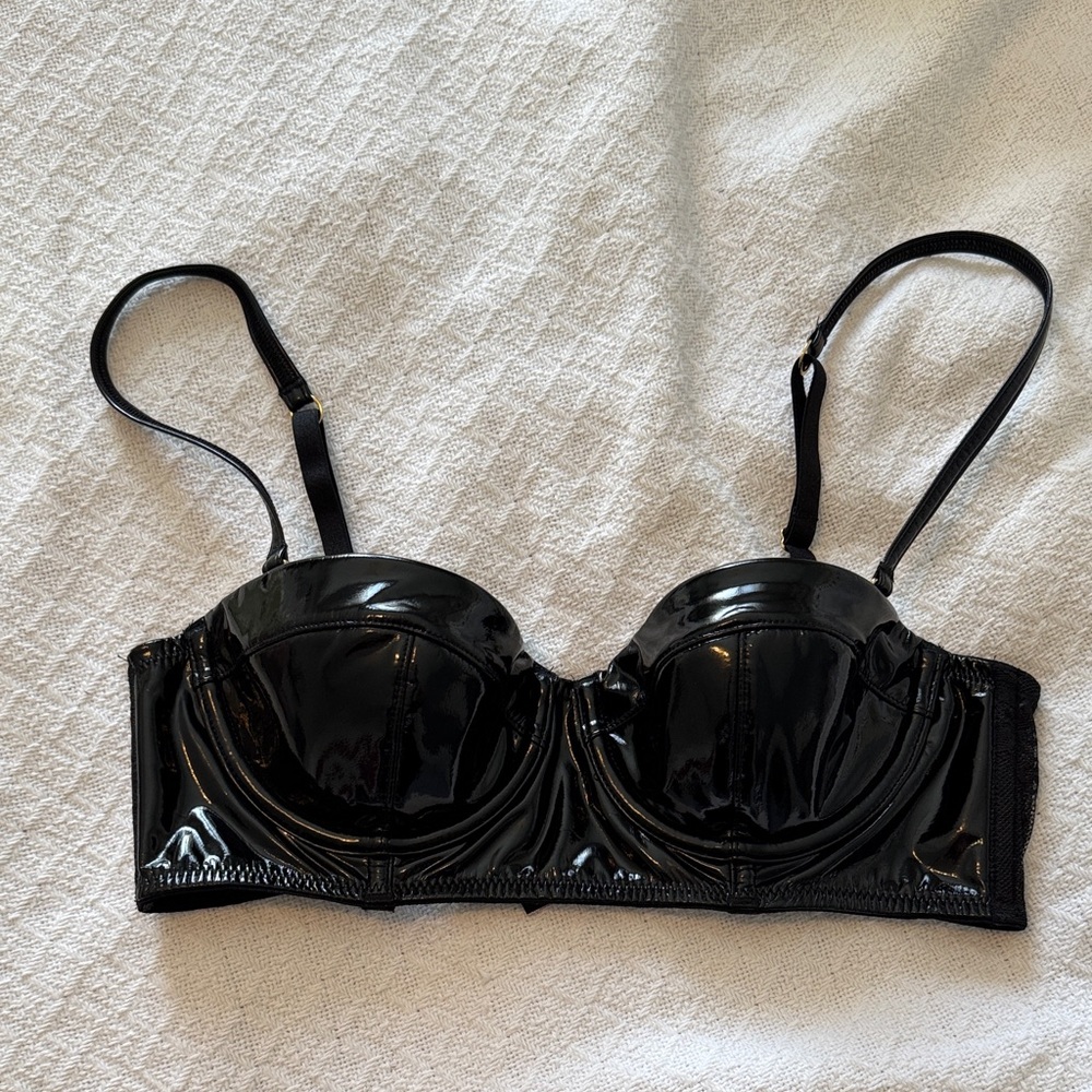 Victoria's Secret Shiny Black Bra